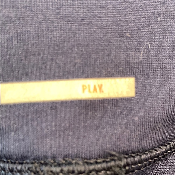 Arie Navy Blue High-Waisted Leggings with Royal Blue Pattern size S - Picture 6 of 8